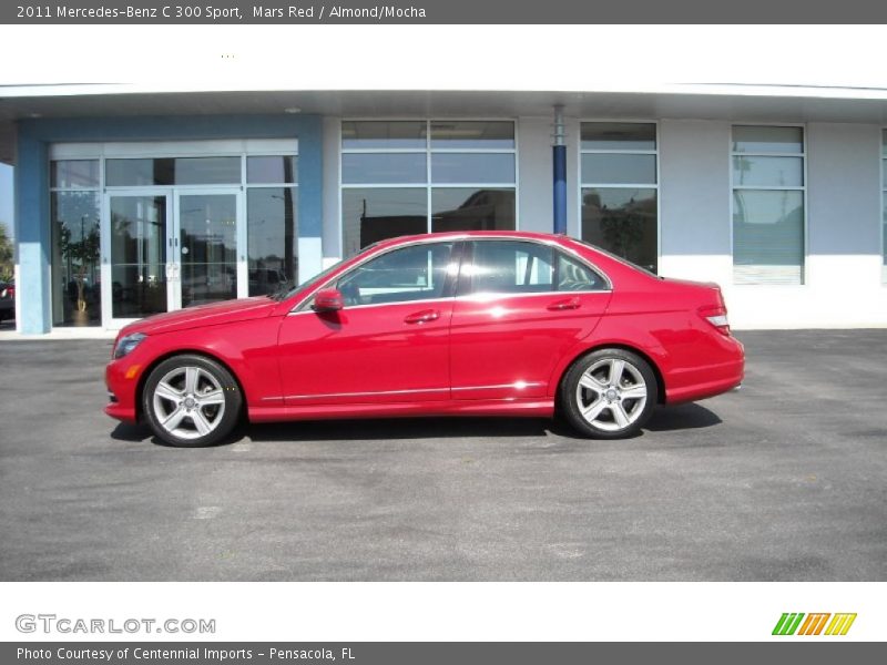 Mars Red / Almond/Mocha 2011 Mercedes-Benz C 300 Sport