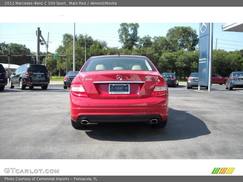 Mars Red / Almond/Mocha 2011 Mercedes-Benz C 300 Sport