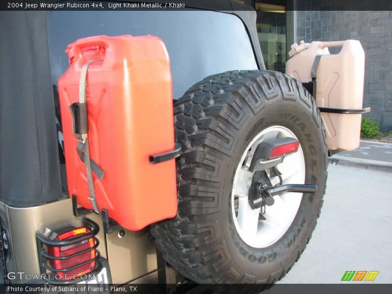 Light Khaki Metallic / Khaki 2004 Jeep Wrangler Rubicon 4x4