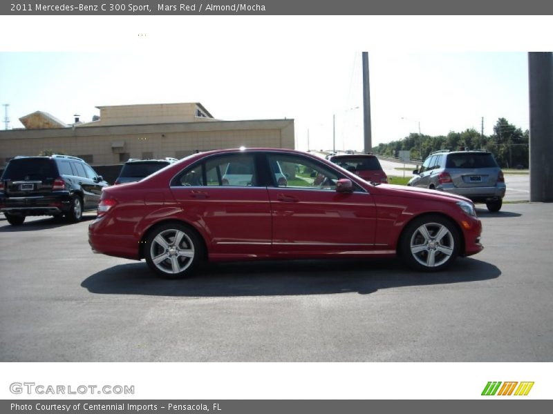 Mars Red / Almond/Mocha 2011 Mercedes-Benz C 300 Sport