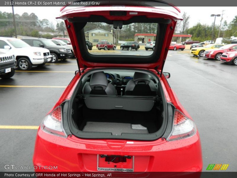 Milano Red / Gray 2012 Honda CR-Z EX Sport Hybrid