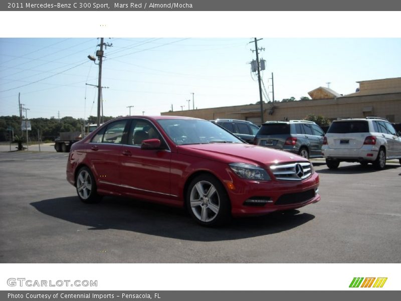 Mars Red / Almond/Mocha 2011 Mercedes-Benz C 300 Sport