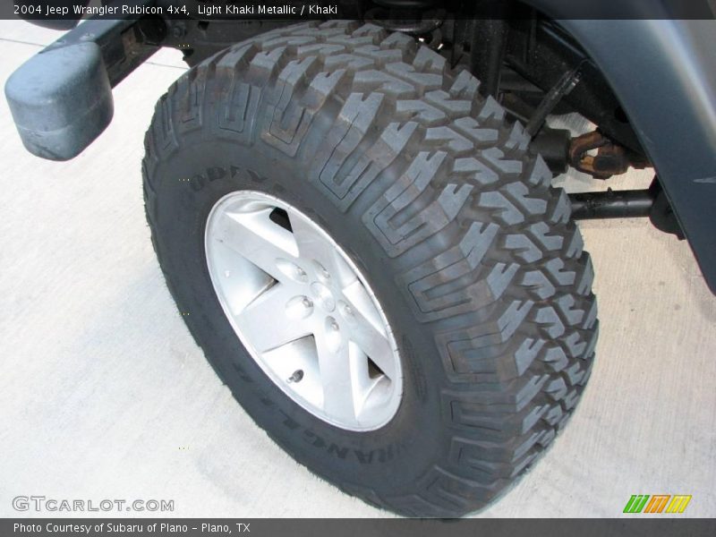 Light Khaki Metallic / Khaki 2004 Jeep Wrangler Rubicon 4x4