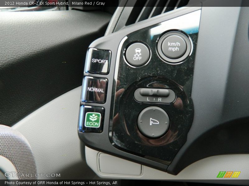 Controls of 2012 CR-Z EX Sport Hybrid