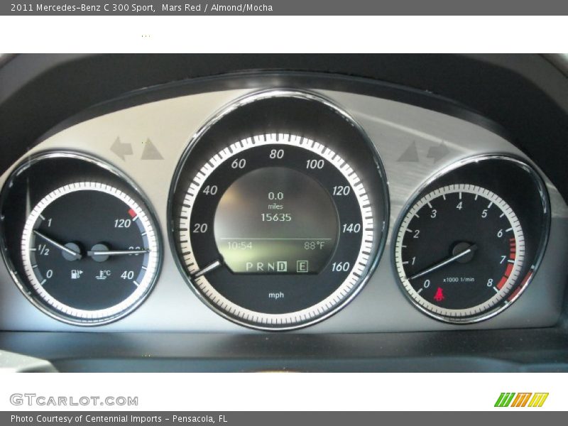 Mars Red / Almond/Mocha 2011 Mercedes-Benz C 300 Sport