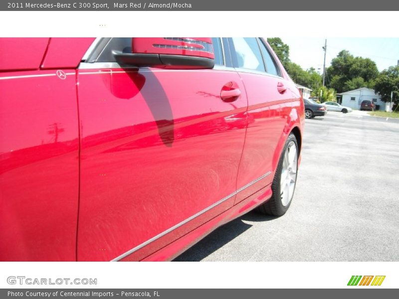 Mars Red / Almond/Mocha 2011 Mercedes-Benz C 300 Sport