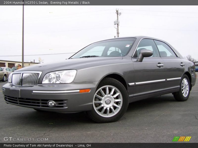 Evening Fog Metallic / Black 2004 Hyundai XG350 L Sedan