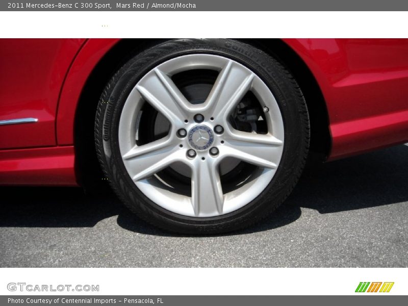 Mars Red / Almond/Mocha 2011 Mercedes-Benz C 300 Sport