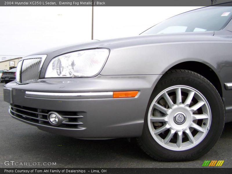 Evening Fog Metallic / Black 2004 Hyundai XG350 L Sedan