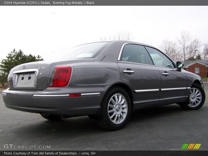 Evening Fog Metallic / Black 2004 Hyundai XG350 L Sedan