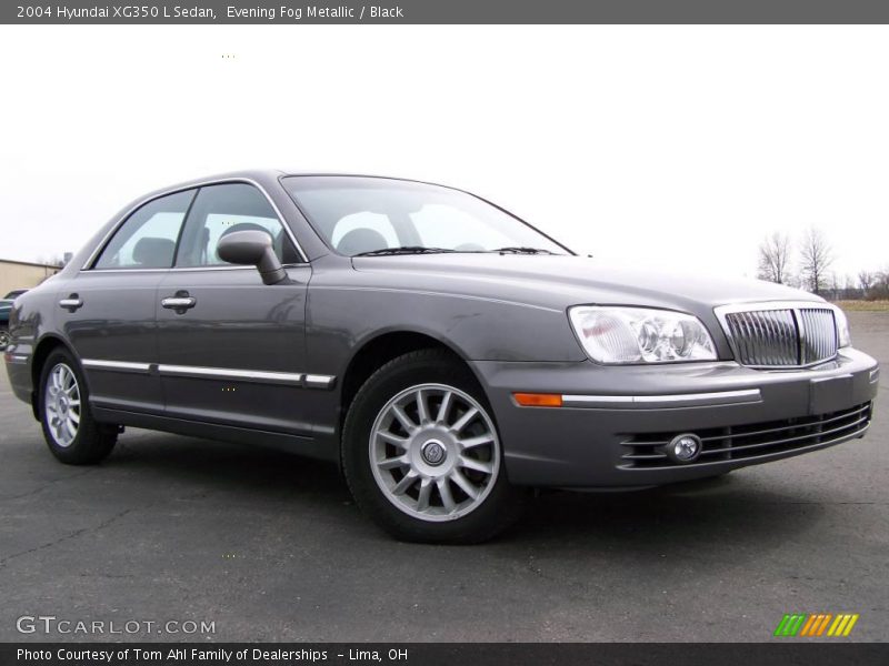 Evening Fog Metallic / Black 2004 Hyundai XG350 L Sedan