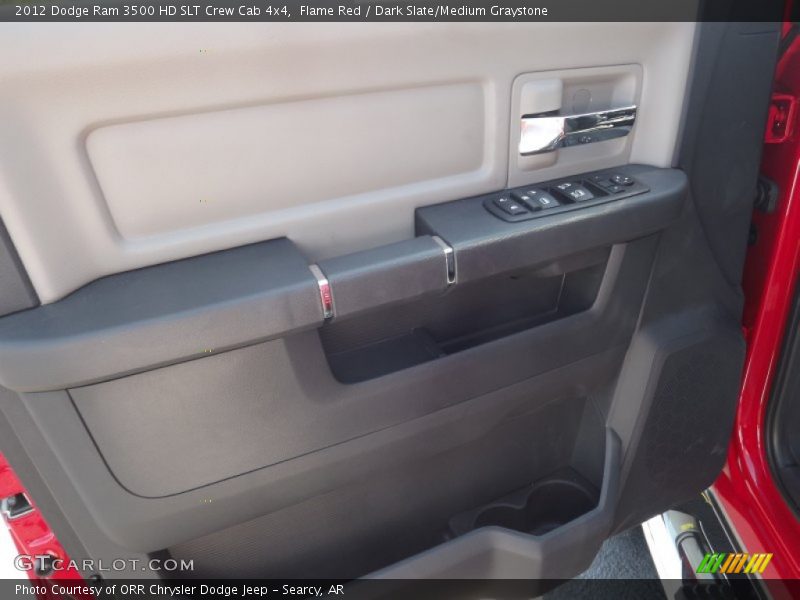 Flame Red / Dark Slate/Medium Graystone 2012 Dodge Ram 3500 HD SLT Crew Cab 4x4