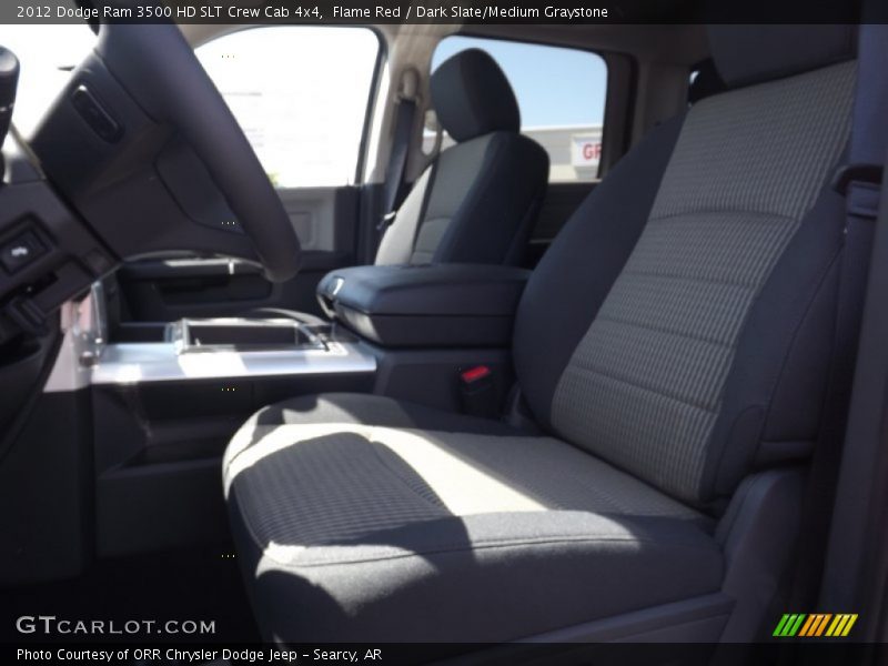 Flame Red / Dark Slate/Medium Graystone 2012 Dodge Ram 3500 HD SLT Crew Cab 4x4