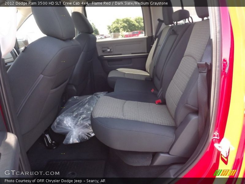 Flame Red / Dark Slate/Medium Graystone 2012 Dodge Ram 3500 HD SLT Crew Cab 4x4