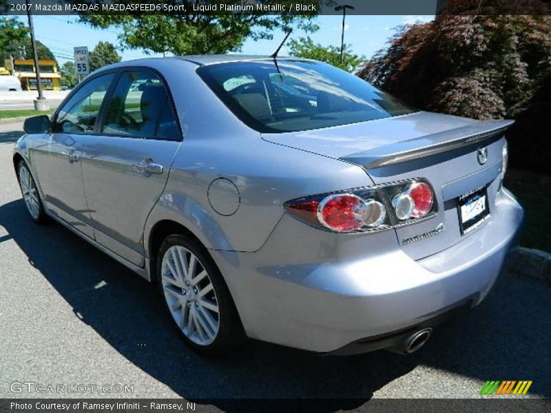 Liquid Platinum Metallic / Black 2007 Mazda MAZDA6 MAZDASPEED6 Sport