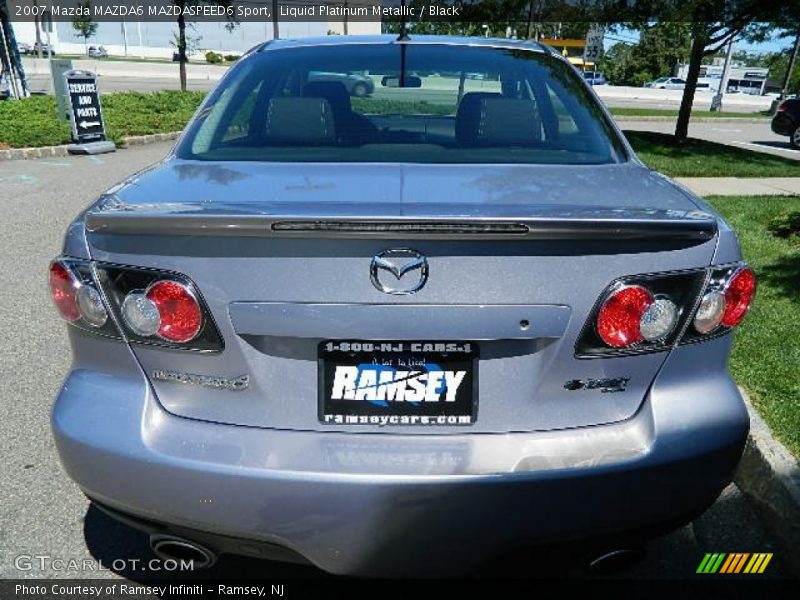 Liquid Platinum Metallic / Black 2007 Mazda MAZDA6 MAZDASPEED6 Sport