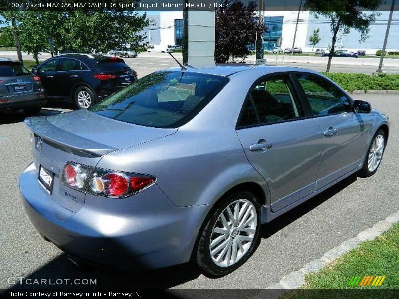 Liquid Platinum Metallic / Black 2007 Mazda MAZDA6 MAZDASPEED6 Sport