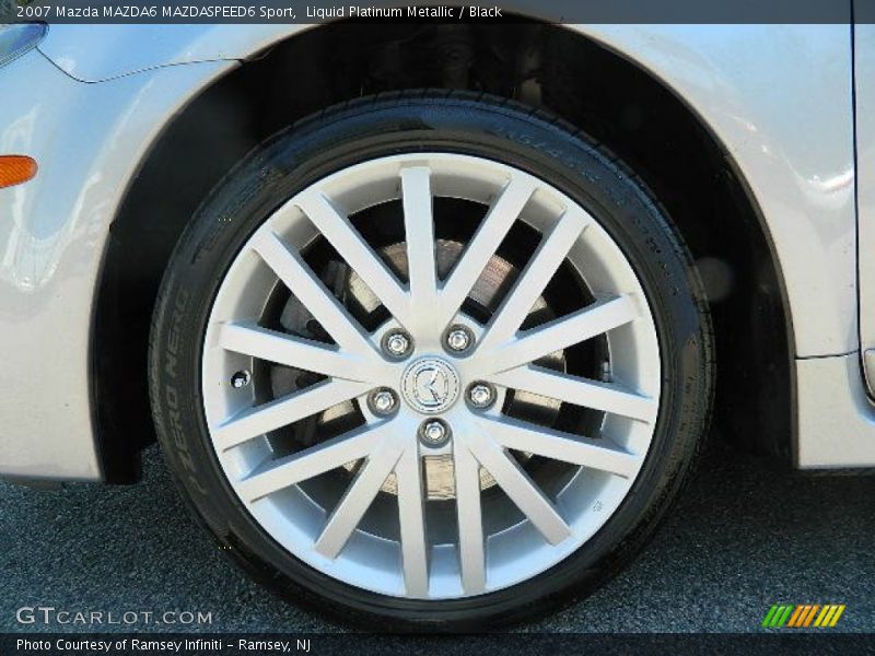 Liquid Platinum Metallic / Black 2007 Mazda MAZDA6 MAZDASPEED6 Sport