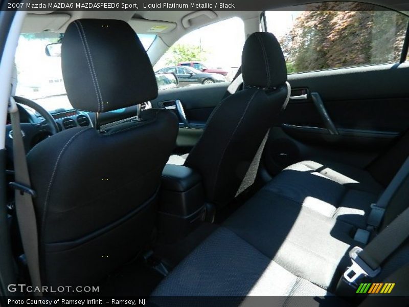 Liquid Platinum Metallic / Black 2007 Mazda MAZDA6 MAZDASPEED6 Sport