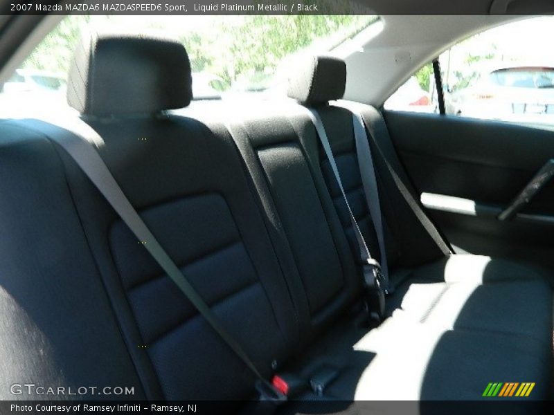Liquid Platinum Metallic / Black 2007 Mazda MAZDA6 MAZDASPEED6 Sport