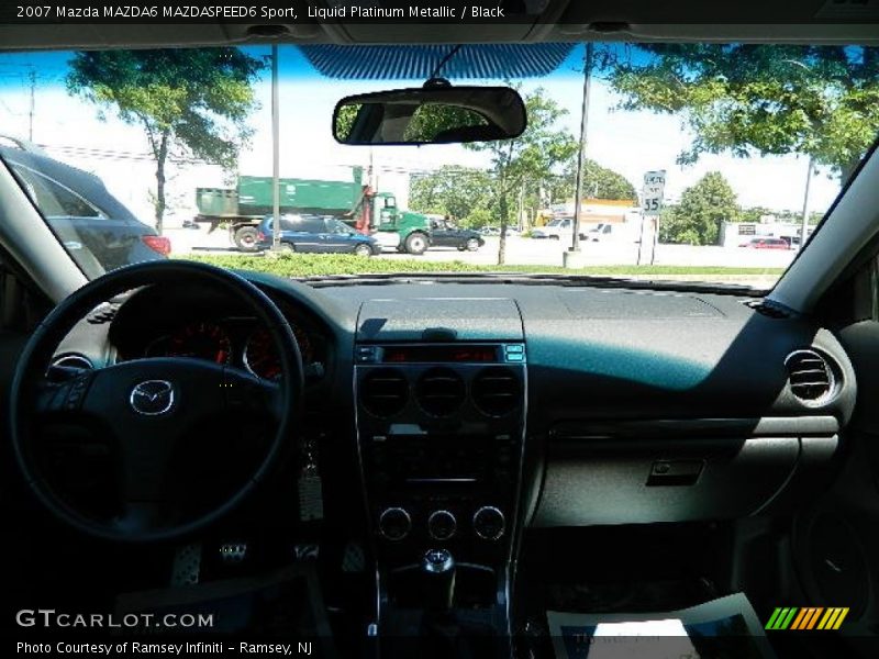 Liquid Platinum Metallic / Black 2007 Mazda MAZDA6 MAZDASPEED6 Sport