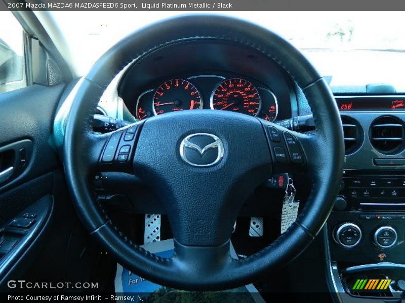 Liquid Platinum Metallic / Black 2007 Mazda MAZDA6 MAZDASPEED6 Sport