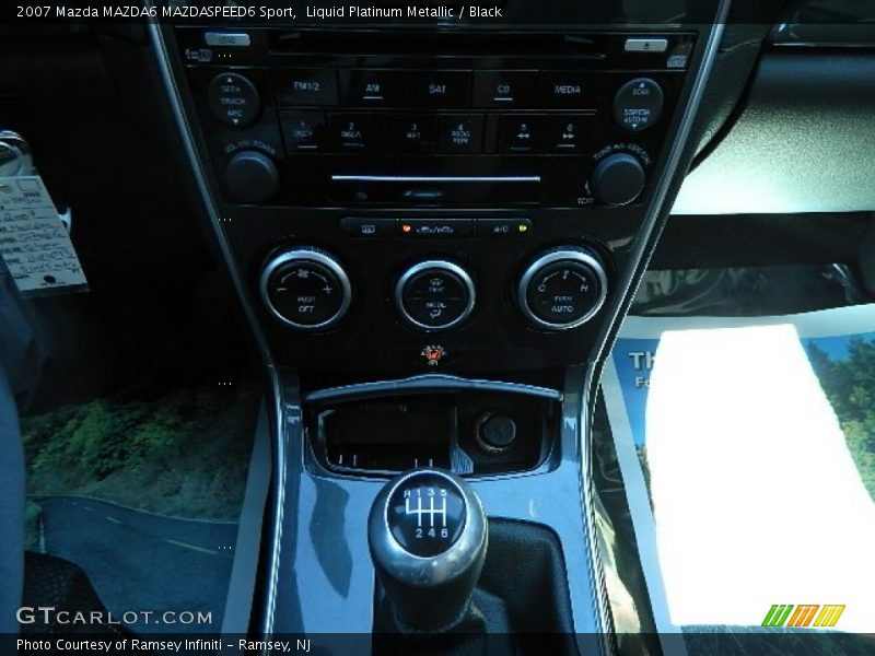 Liquid Platinum Metallic / Black 2007 Mazda MAZDA6 MAZDASPEED6 Sport