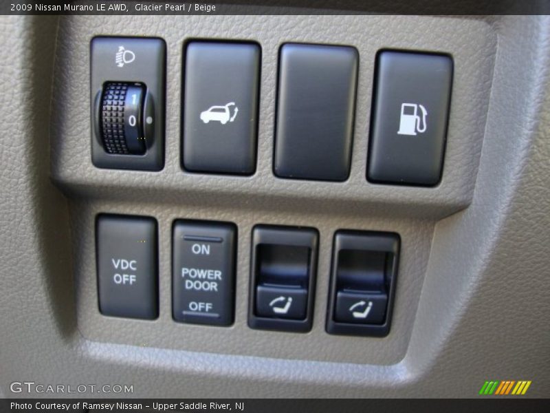 Glacier Pearl / Beige 2009 Nissan Murano LE AWD