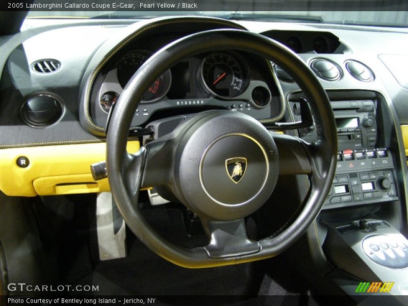 Pearl Yellow / Black 2005 Lamborghini Gallardo Coupe E-Gear