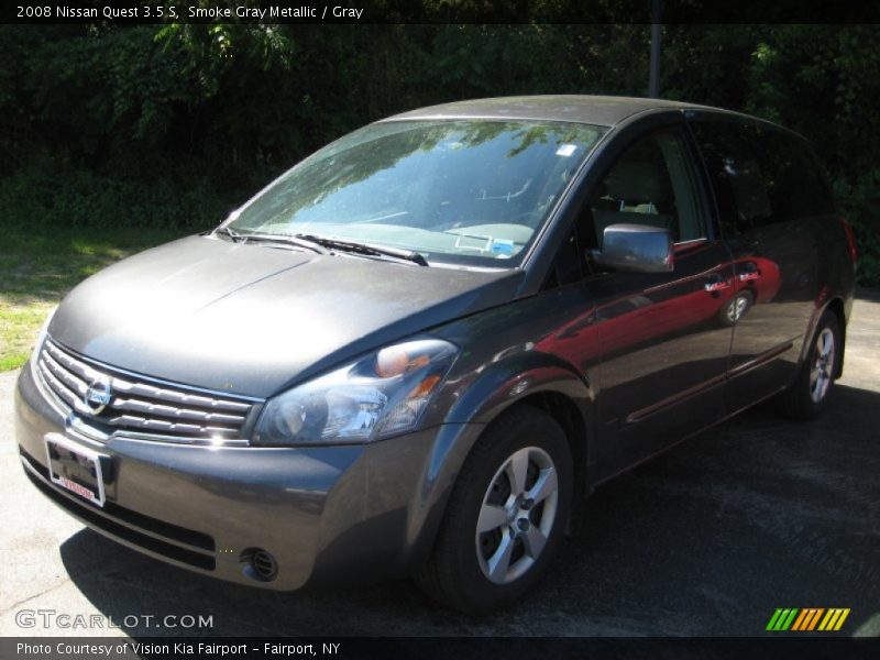 Smoke Gray Metallic / Gray 2008 Nissan Quest 3.5 S