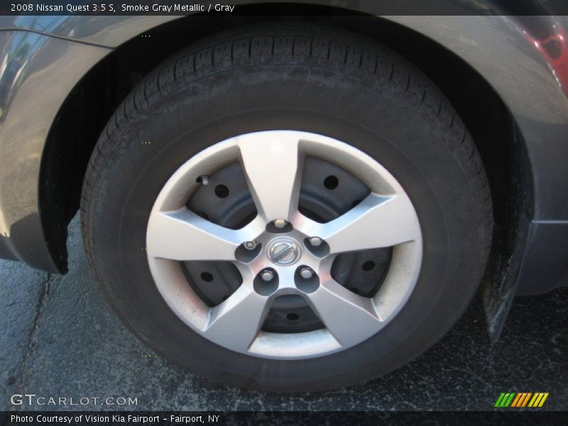 Smoke Gray Metallic / Gray 2008 Nissan Quest 3.5 S