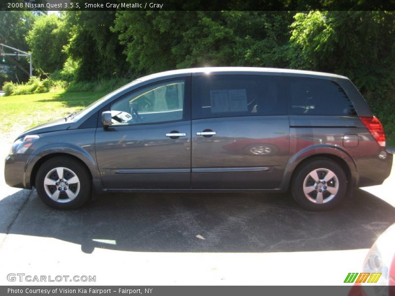 Smoke Gray Metallic / Gray 2008 Nissan Quest 3.5 S