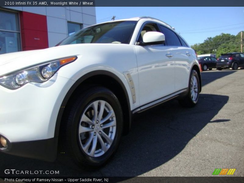 Moonlight White / Wheat 2010 Infiniti FX 35 AWD