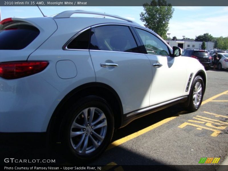 Moonlight White / Wheat 2010 Infiniti FX 35 AWD