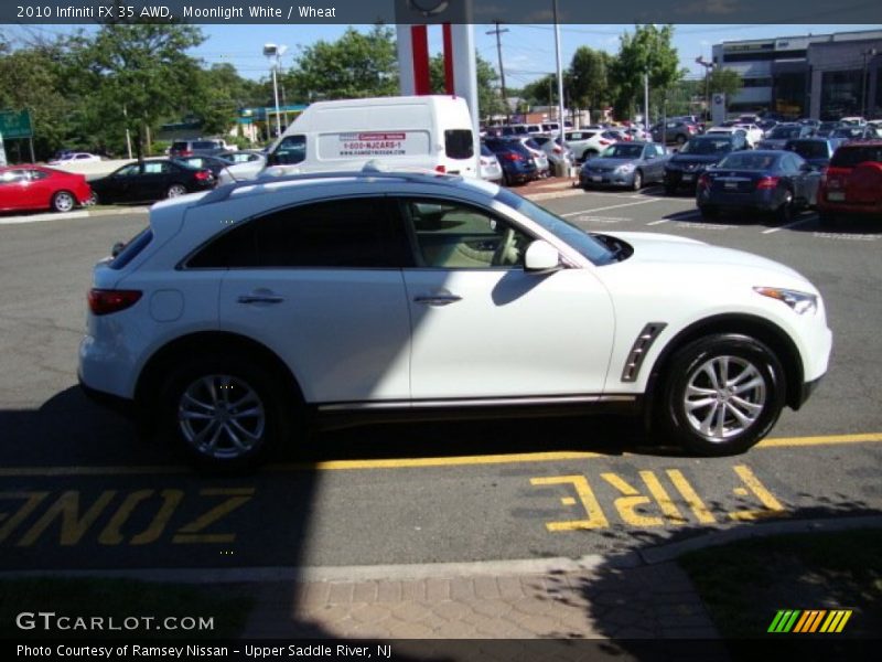 Moonlight White / Wheat 2010 Infiniti FX 35 AWD