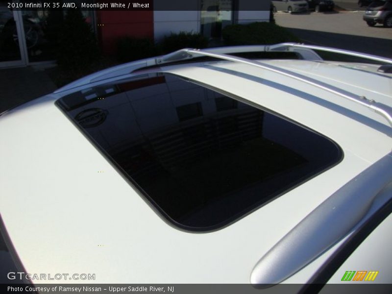 Moonlight White / Wheat 2010 Infiniti FX 35 AWD