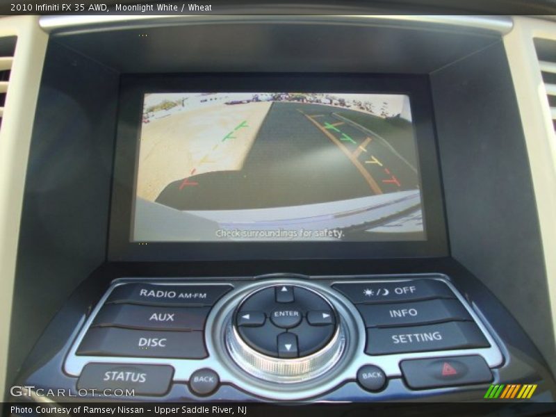 Moonlight White / Wheat 2010 Infiniti FX 35 AWD