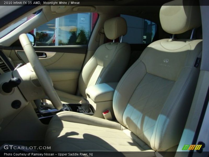 Moonlight White / Wheat 2010 Infiniti FX 35 AWD
