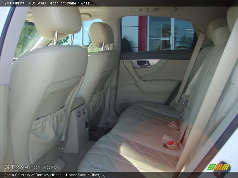 Moonlight White / Wheat 2010 Infiniti FX 35 AWD