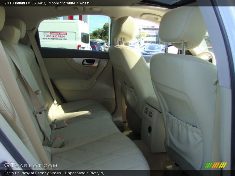 Moonlight White / Wheat 2010 Infiniti FX 35 AWD