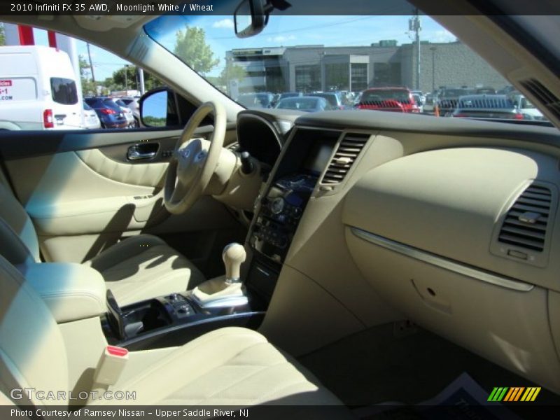 Moonlight White / Wheat 2010 Infiniti FX 35 AWD