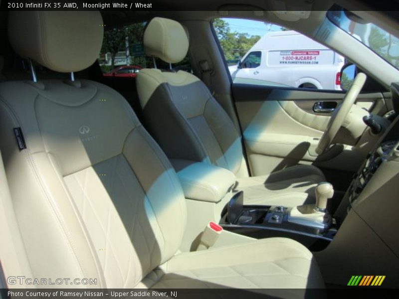Moonlight White / Wheat 2010 Infiniti FX 35 AWD