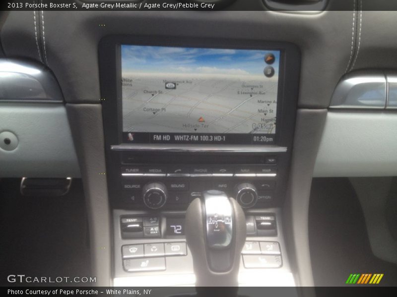 Agate Grey Metallic / Agate Grey/Pebble Grey 2013 Porsche Boxster S