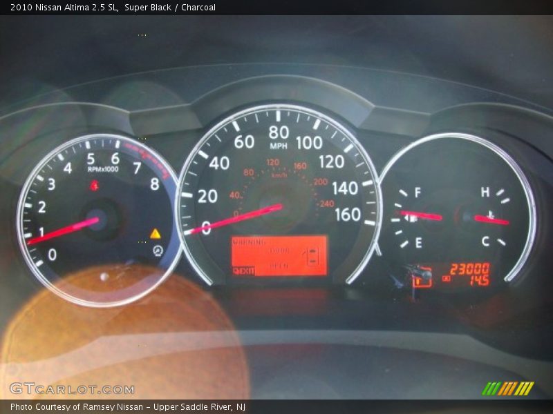 Super Black / Charcoal 2010 Nissan Altima 2.5 SL