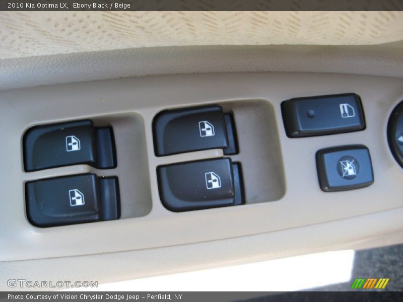 Ebony Black / Beige 2010 Kia Optima LX