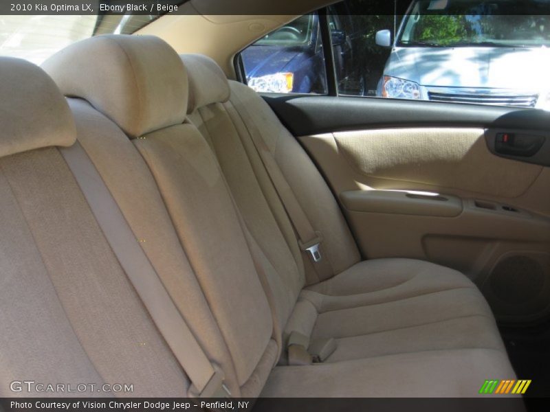 Ebony Black / Beige 2010 Kia Optima LX