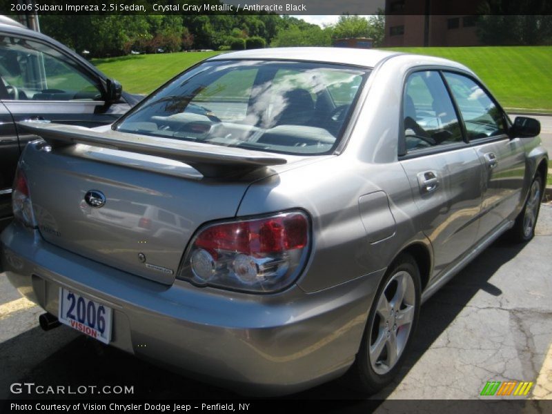 Crystal Gray Metallic / Anthracite Black 2006 Subaru Impreza 2.5i Sedan