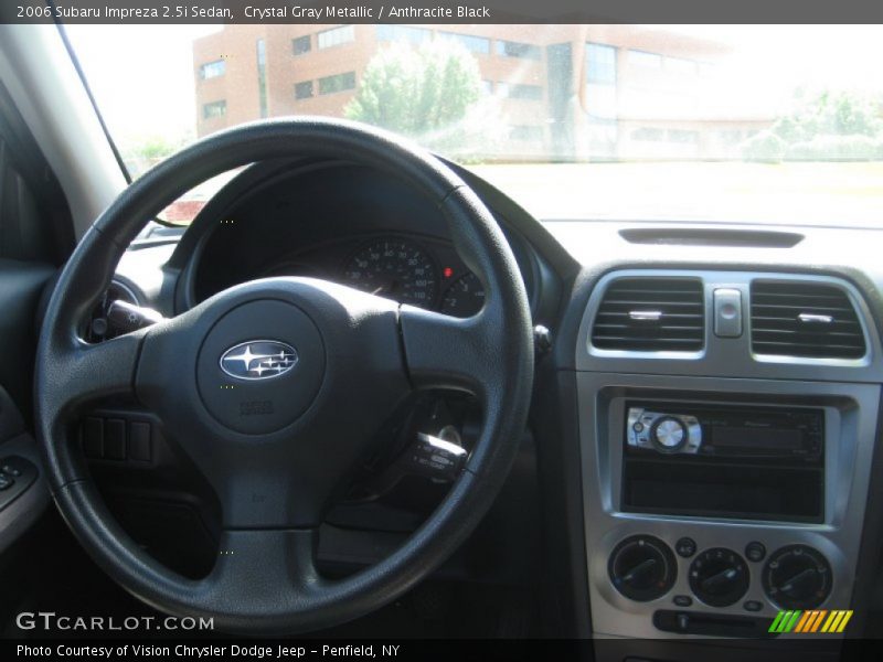Crystal Gray Metallic / Anthracite Black 2006 Subaru Impreza 2.5i Sedan