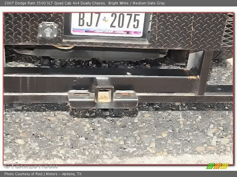 Bright White / Medium Slate Gray 2007 Dodge Ram 3500 SLT Quad Cab 4x4 Dually Chassis