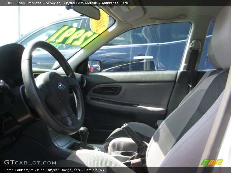 Crystal Gray Metallic / Anthracite Black 2006 Subaru Impreza 2.5i Sedan